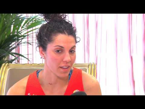 Bea Sánchez con la selección española