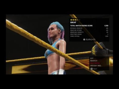WWE 2K19_Xia Brookside vs. Rhea Ripley