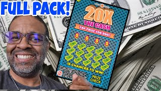 20X THE CASH | Md Lottery Scratch Off Tickets Full Pack! 