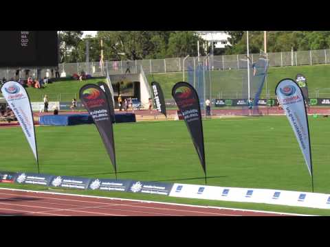 4x100M U16W NSW 47.45 Australian Junior Championships 2014.      MVI 4268