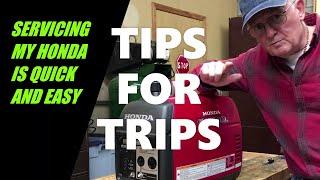 Servicing My Honda EU2000i Inverter Generator on Jurgen's Journeys