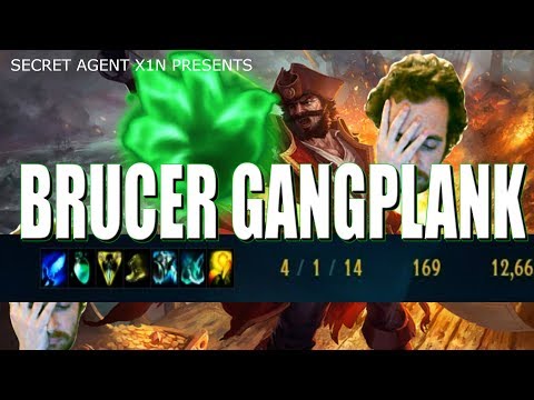 [League of Legends] BRUCER Gangplank Top lane GORILLA WARFARE - WILL MAKE GP MAINS CRINGE at 60 FPS