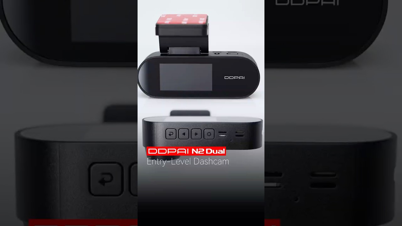 DDPAI N2 Dual featuring a 1.9" screen, a sleek detachable rear cam, and more...watch now!🤩#DDPAI