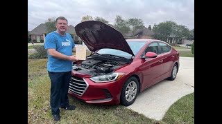 2017- 2020 Hyundai Elantra Engine Air Filter Change
