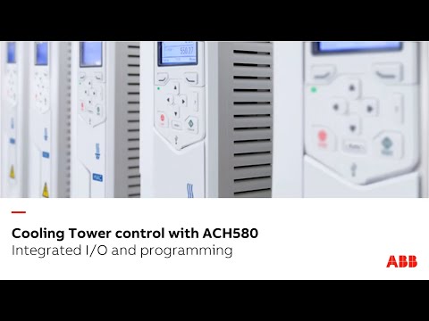 Cooling tower with ACH580 controls