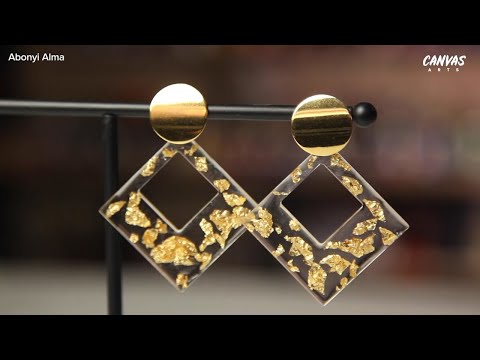 DIY Easy Epoxy Resin Earrings Tutorial