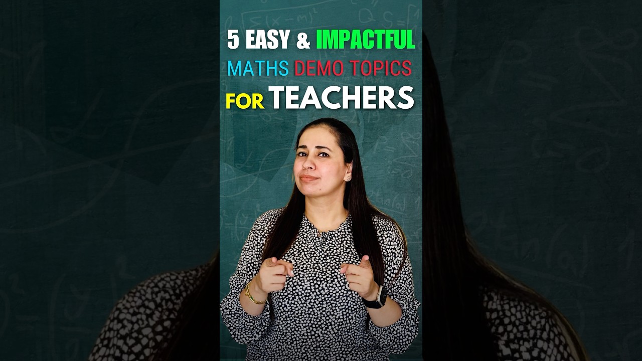 Topics for maths teaching demo #dubaijobs #interviewquestions #teacherinterview