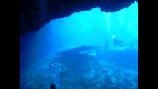 preview picture of video 'Exploring the Blue Grotto Upper Cavern, New Year's 2015'