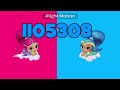 Numbers 0 To 2000000 Pink And Blue Edition
