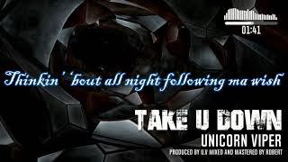 Take You Down | Unicorn Viper lyrics video