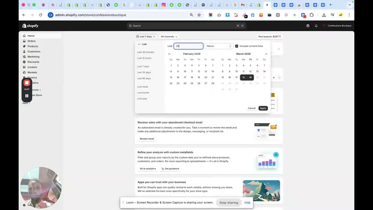 Store Audit Walkthrough
