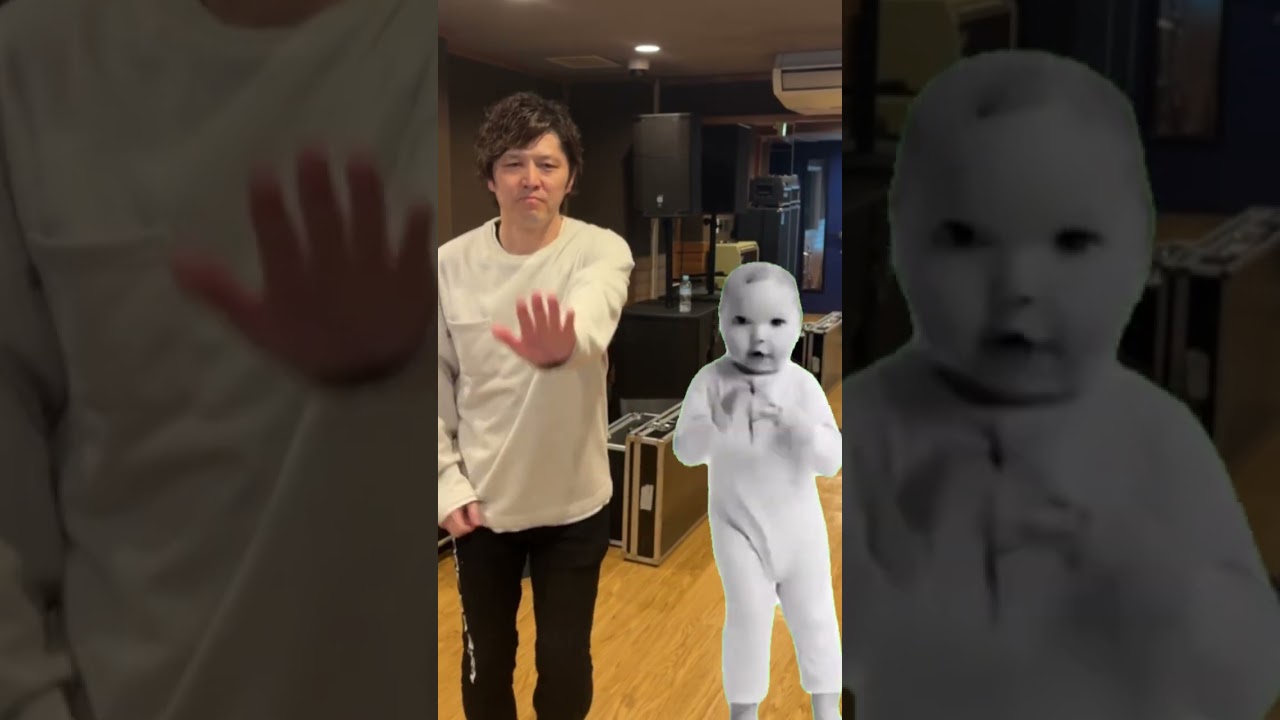 Are we the first Japanese artists to do this meme? 🤣我們該不會是第一個玩這個迷因的日本藝人吧？🤣👶