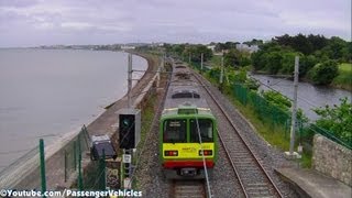 preview picture of video 'Dart Train number 8631 - Booterstown Station, Dublin'
