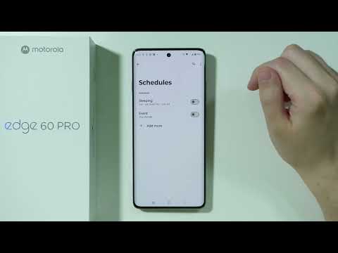 Motorola Edge 60 Pro: How to Schedule Do Not Disturb (Automatic DND Mode)