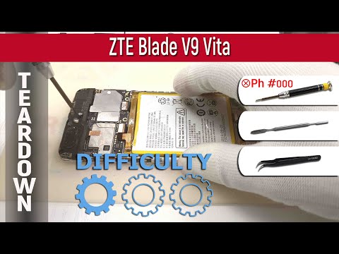 Как разобрать 📱 ZTE Blade V9 Vita Разборка и ремонт