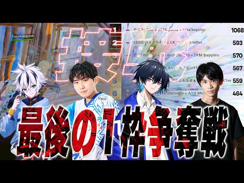 【努力の結晶】世界大会に行けるのはあと1組!超混戦の中世界を決めたのはこのトリオだ！【フォートナイト】