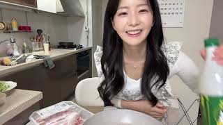 조상님께 올리기전에 .. 미리 전 꿉는 연습좀