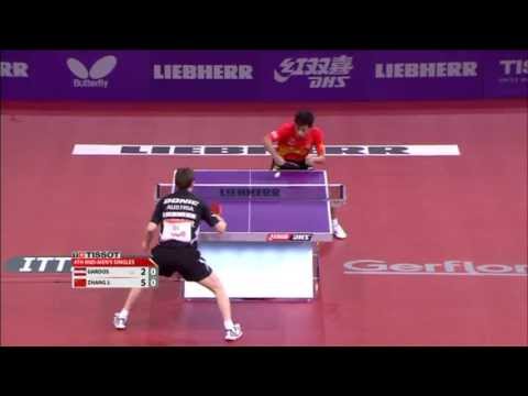 2013 WTTC MS-R16: Robert Gardos - Zhang Jike (full match|short form)