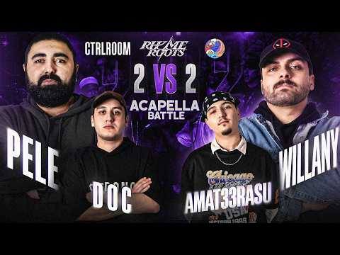 DOC X PELE vs AMAT33RASU X WILLANY | 2 VS 2 Acapella Battle |