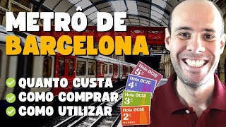 Como comprar o bilhete do Metrô de Barcelona