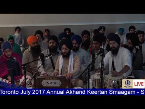 058 Toronto July 2017 Thursday AM Bhai Simratpal Singh Jee Ludhiana