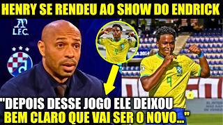 🚨NOSSA! OLHA COMO O HENRY REAGIU AO SHOW DO ENDRICK CONTRA A CROÁCIA!