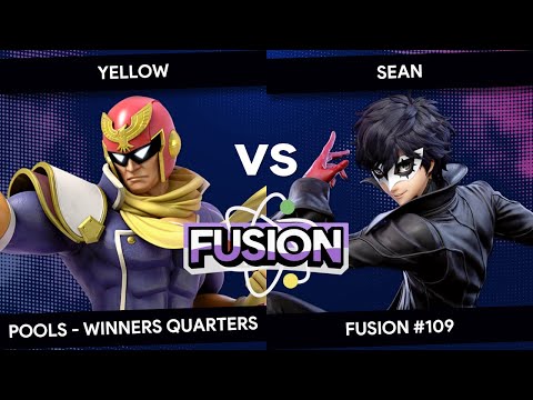 Fusion #109 - Sean (Joker, Mario) vs Yellow (Captain Falcon, Fox) - Pools - Winners Quarters