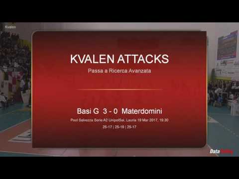 Jonas Kvalen #1 Actions: Rinascita Volley Lagonegro - Materdomini Castellana Grotte