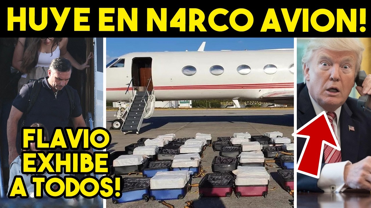 Revienta todo! FLAVIO HUYE EN N4RC0 AVION A EEUU, Trump se hunde. Rescate sale mal.