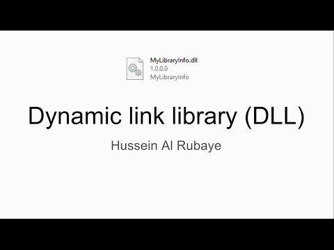 &#x202a;56-Class library in c#( DLL) ||كيف تعمل مكتبة ديناميكية خاصة بك&#x202c;&rlm;