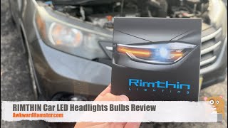 RIMTHIN Car LED Headlights Bulbs Review