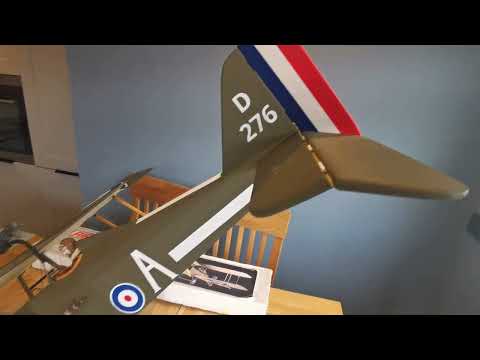 Flair SE5A finding the cg thoughts on rigging.