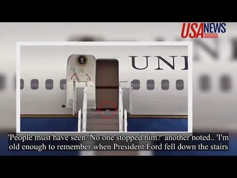 *EMBARRASSING* President Donald Trump CAUGHT with TOILET PAPER stuck to his shoe!