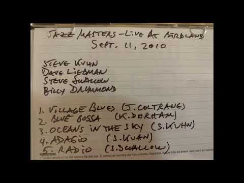 JAZZ MASTERS 2nd Set, new tunes, Steve Kuhn David Liebman Steve Swallow Billy Drummond Birdland NYC