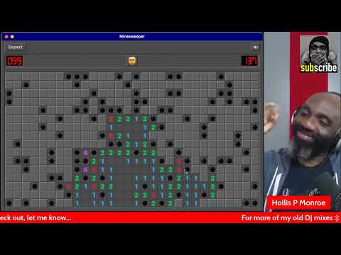 Hollis P Monroe Playing Minesweeper and Listening To His Old DJ Mixes | Aug 30th, 2023 Live Stream