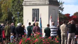 preview picture of video 'Anzac Day Service Waimate 2015'