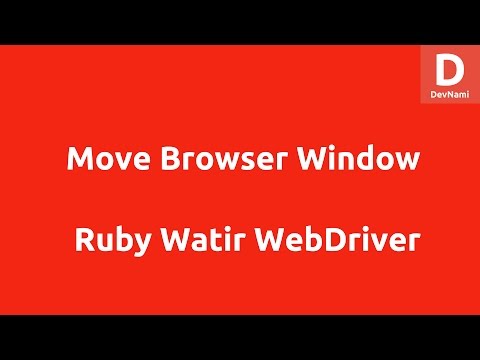 Watir Webdriver move Browser Window to Point