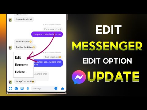 🔥how to Enable Messenger Messages Edit Option.? || Friend Messages Edit Prank😄 Chat Edit Messenger