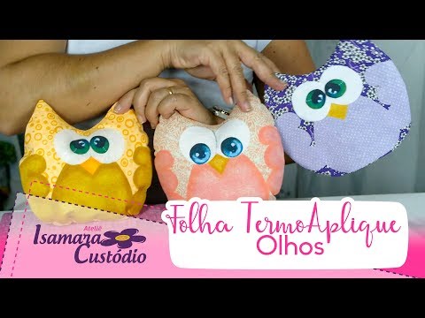 Folho TermoAplique Olhos - Isamara Custódio
