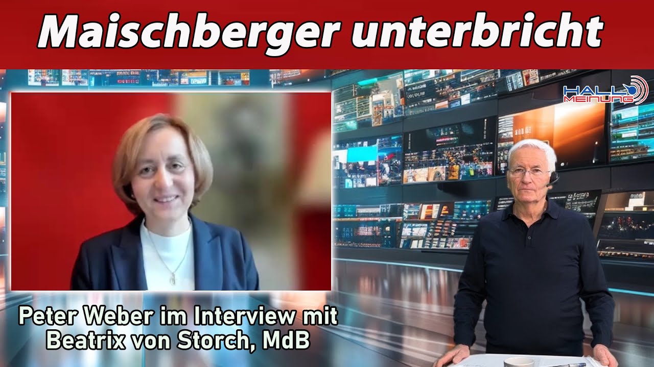 Maischberger unterbricht