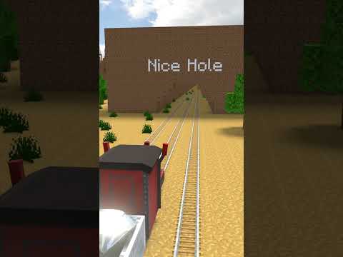 Choo-Choo Charles Enters The Magic Hole | Minecraft Animation #shorts