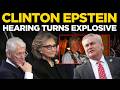 Epstein Files LIVE Clinton Testimony Triggers Capitol Uproar Clintons Testify In Court World