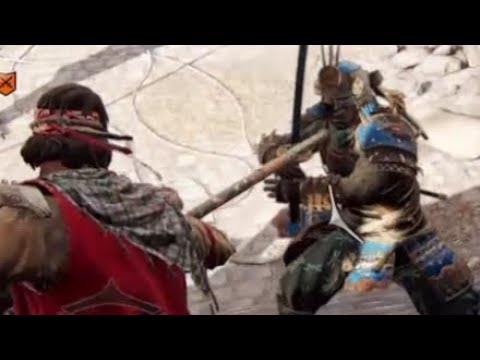 For honor gameplay:  Shaolin crushing counter and little deflect moment