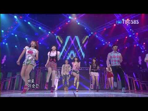 080907 KARA with Hyori U Go Girl Inkigayo