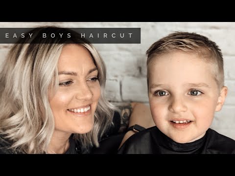 HOW TO DO AN EASY BOYS SHORT HAIRCUT AT HOME