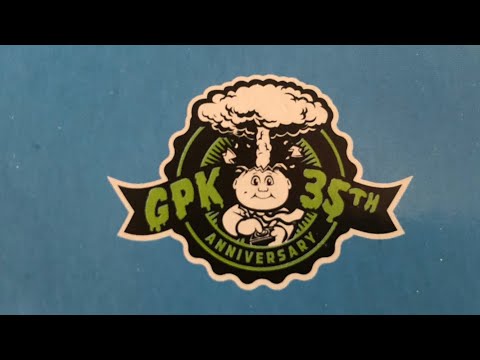 Garbage Pail Kids 35th anniversary blaster box and Super7 Figure
