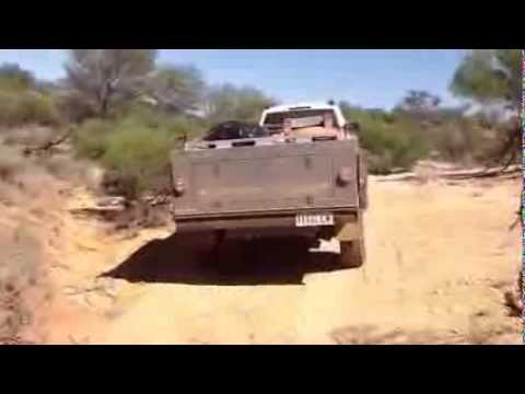 Towing our Eureka camper out of Bilung Pool in 4WD 10-10-20