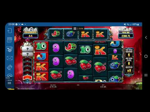 reel spooky king freespins feature £5 stake