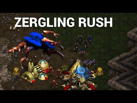 StarCraft 1: Fast, Small, Zerglings have it ALL. - JeDi vs AP | GAN Race