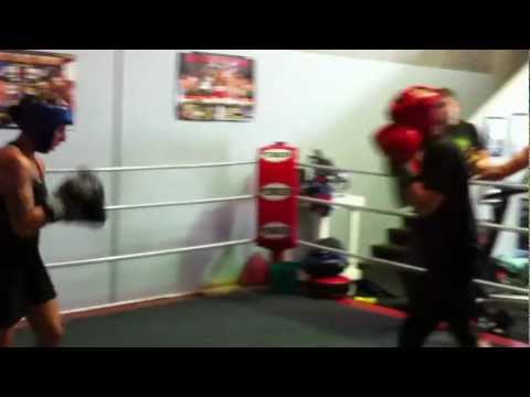 Terri Sullivan sparring Kylie Part 1 .MOV